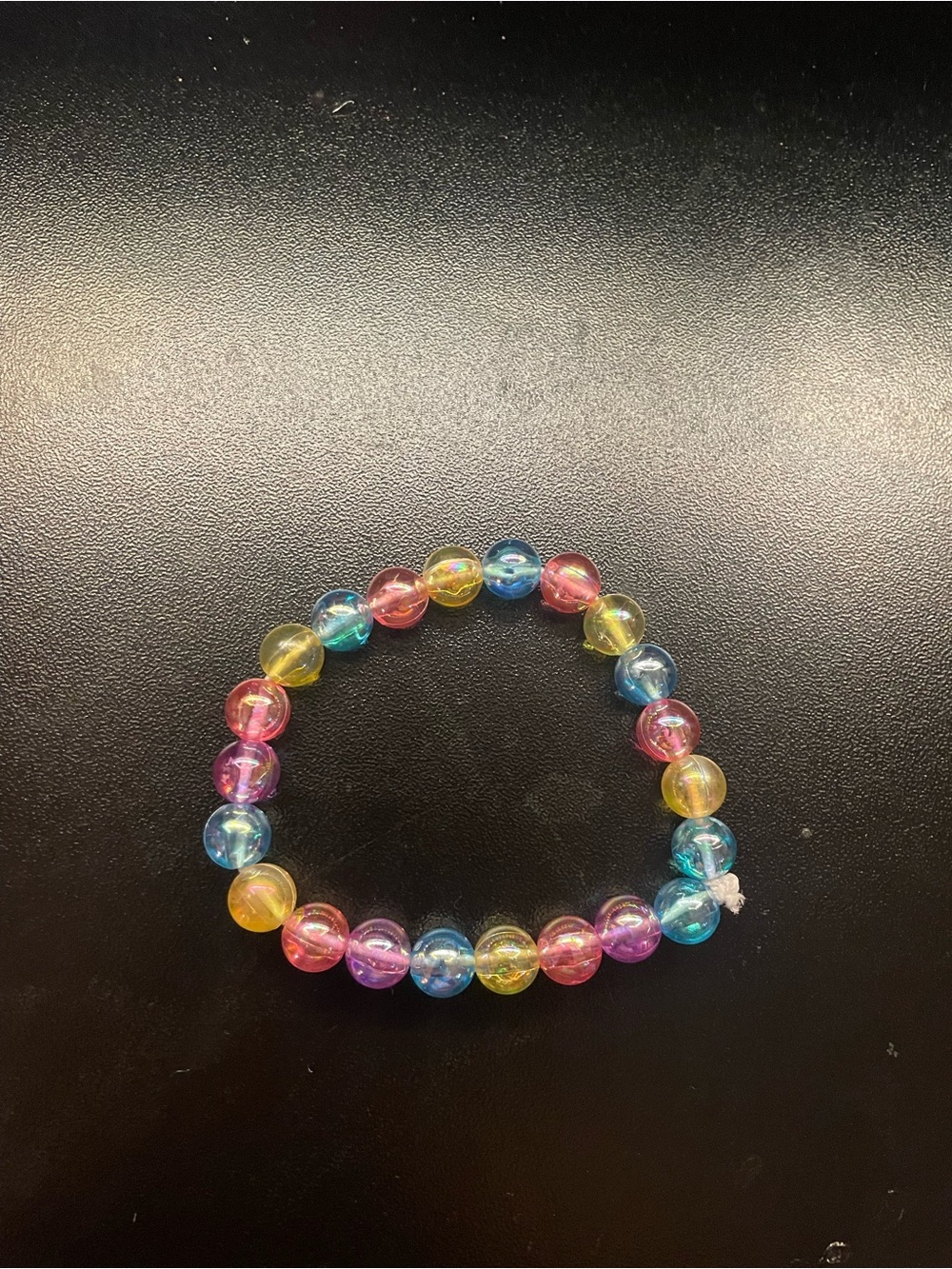 Multicolor Glass Bead Stretch Bracelet - Women Jewelry